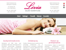 Tablet Screenshot of livia.pl